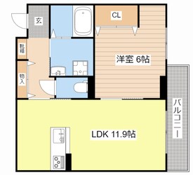 シャーメゾンHINOの物件間取画像